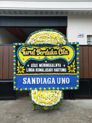Papan Bunga Duka di Koja